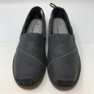 Women's Skechers BOBS Chill Luxe Buttoned up Flat Shoe Gray NIB Fast SHIPPING!